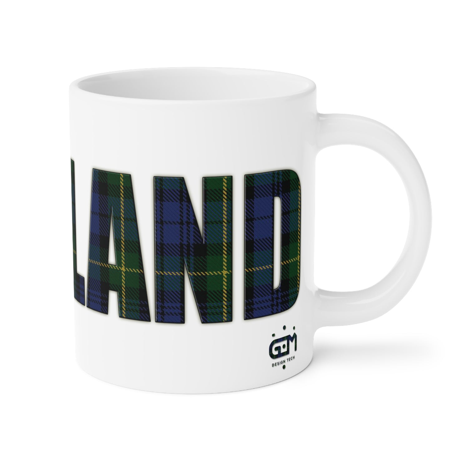 Tasse tartan écossaise - Gordon Tartan, différentes tailles 