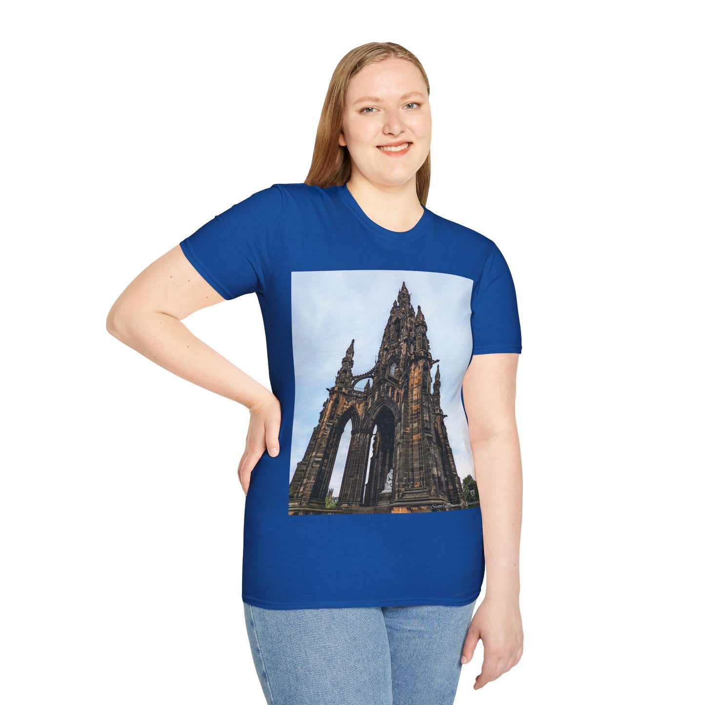 Scott Monument Photo Softstyle T-Shirt, Unisex Tee, Various Colours