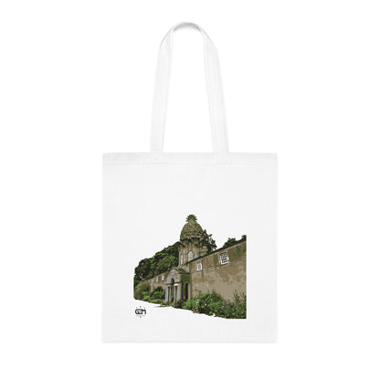 Dunmore Pineapple Art Cotton Tote Bag, Scotland