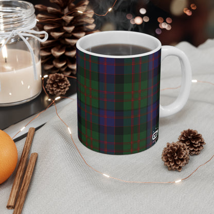 Scottish Tartan Mug 11oz, MacDonald Tartan