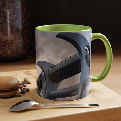 Tasses décoratives Écosse en gros plan - Scènes variées (vert clair)