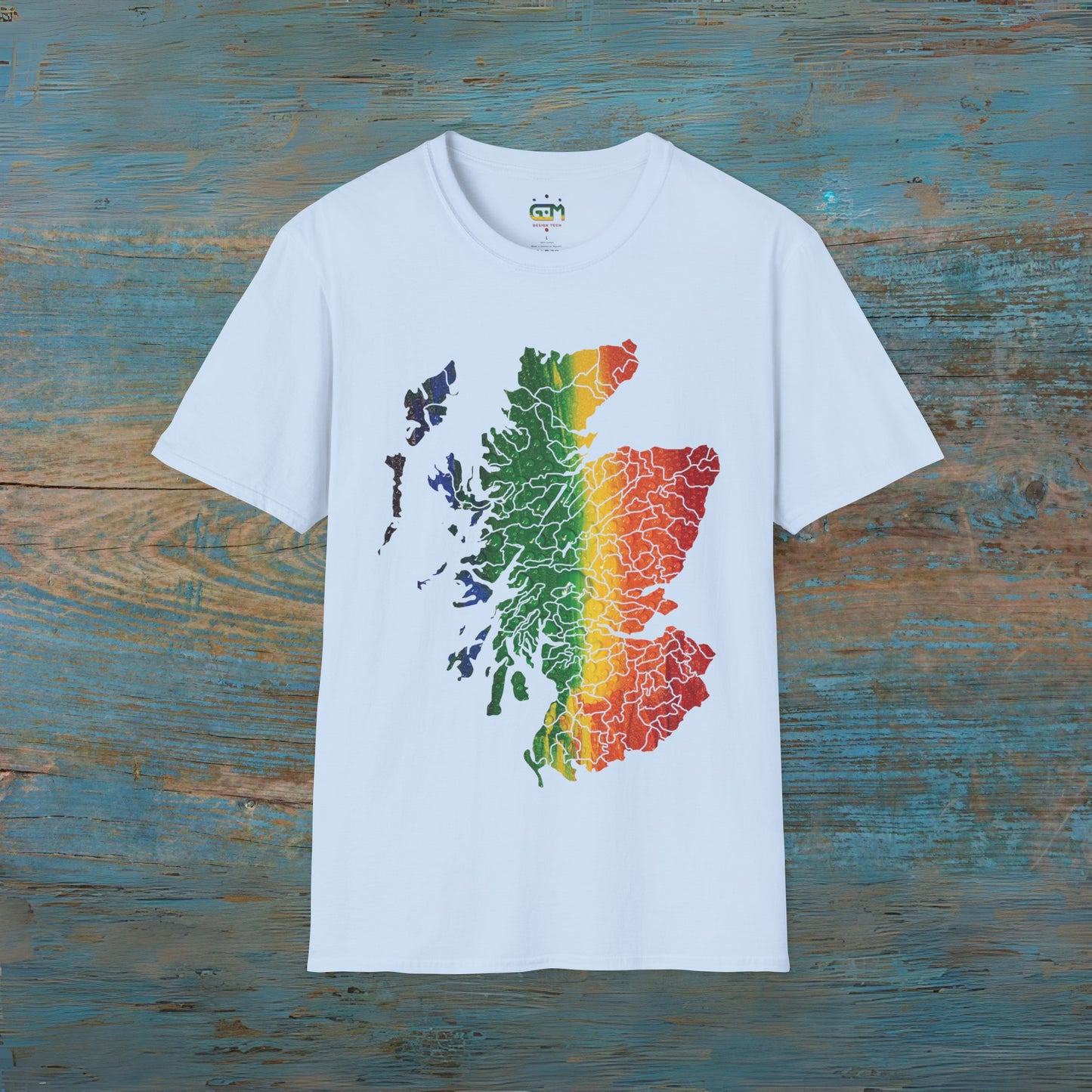 Scotland has PRiDE Rain Clan Regions Map Unisex T-Shirt, Various Colours