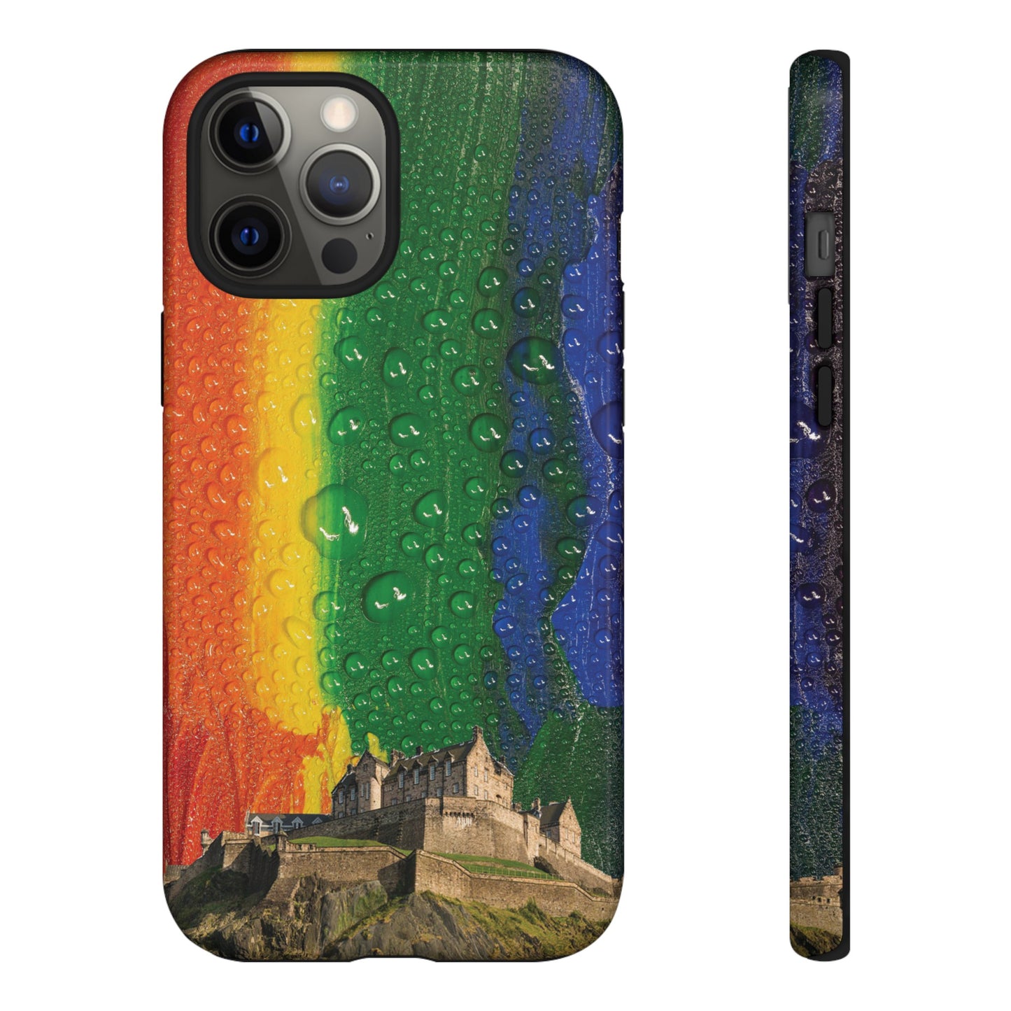 Edinburgh Castle Pride Phone Case - Rain, Various