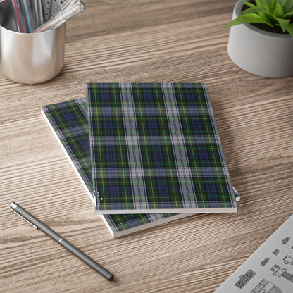 Scottish Tartan Softcover A5 Notebook - Gordon Dress