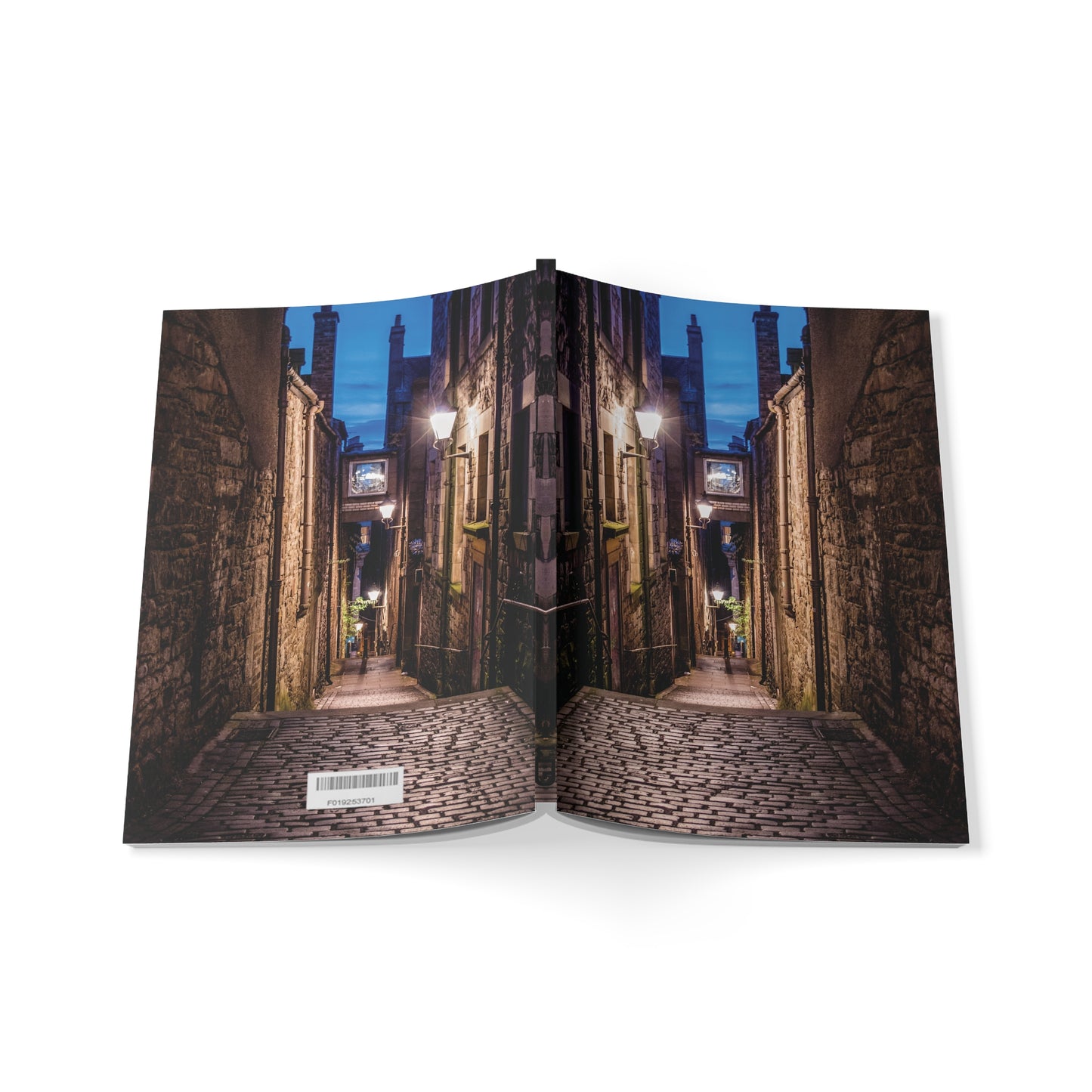 Edinburgh Alley Photo Softcover Notebook, A5