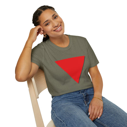 Red Triangle Softstyle Unisex T-Shirt, Various Colours