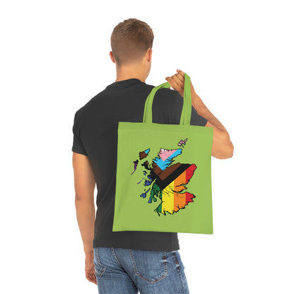 Scotland Pride Progress Map Cotton Tote Bag