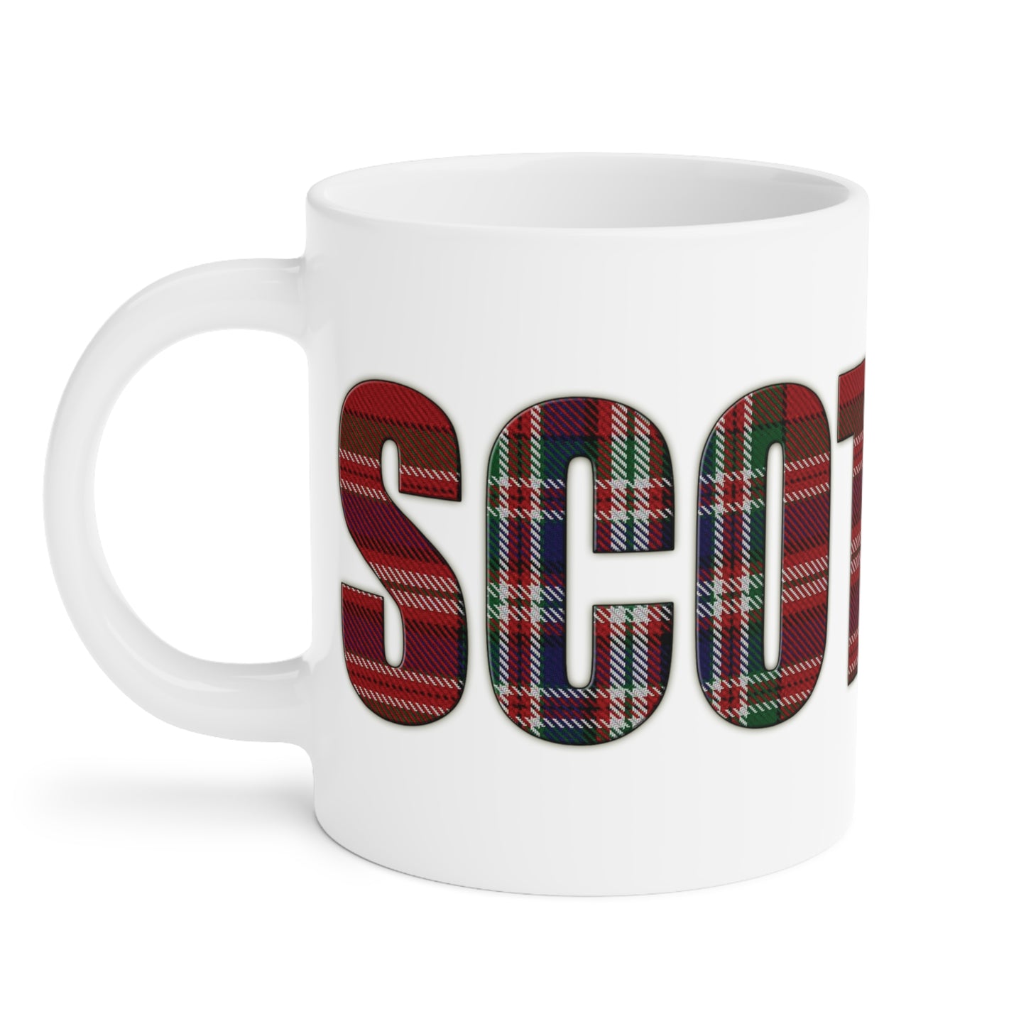 Scotland Tartan Mug - MacFarlane Tartan, Various Sizes