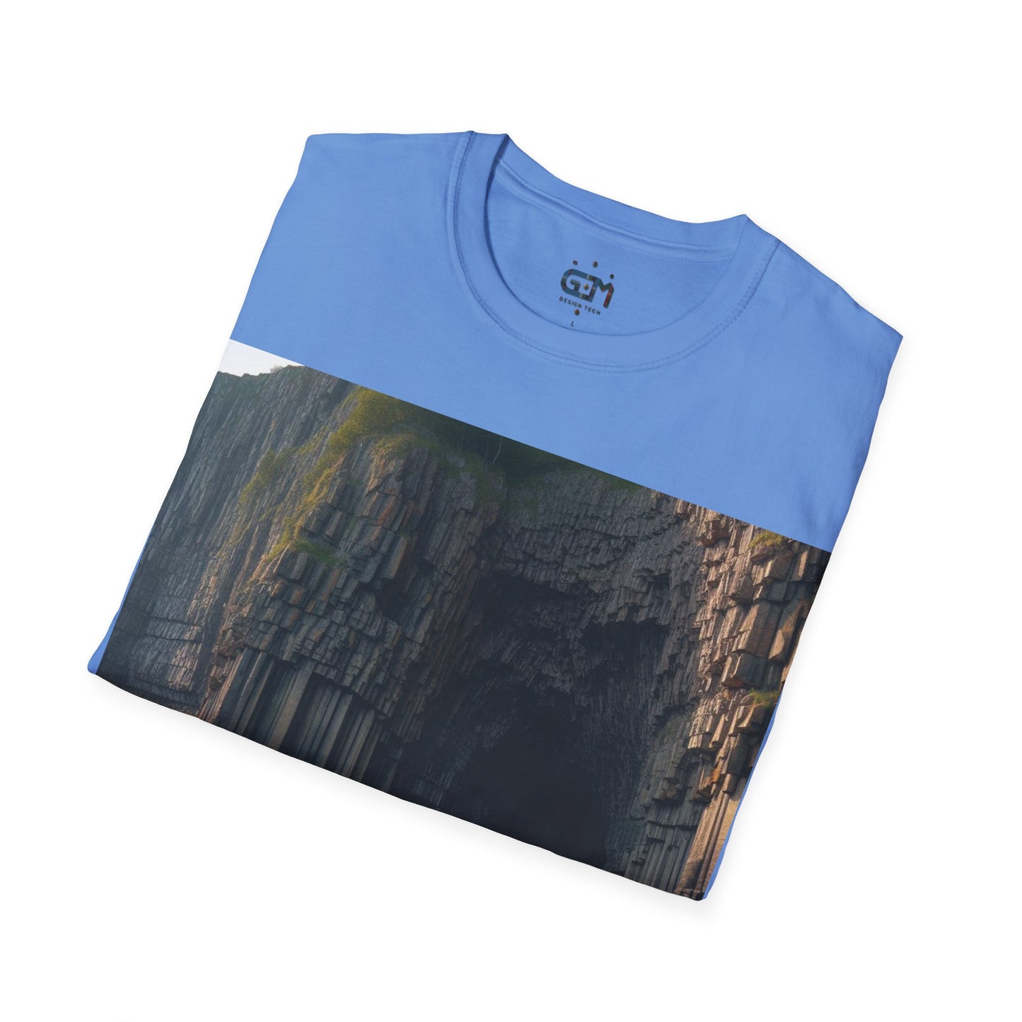 Fingal's Cave - Staffa Softstyle T-Shirt, Unisex Tee, Scottish Landmarks, Various Colours