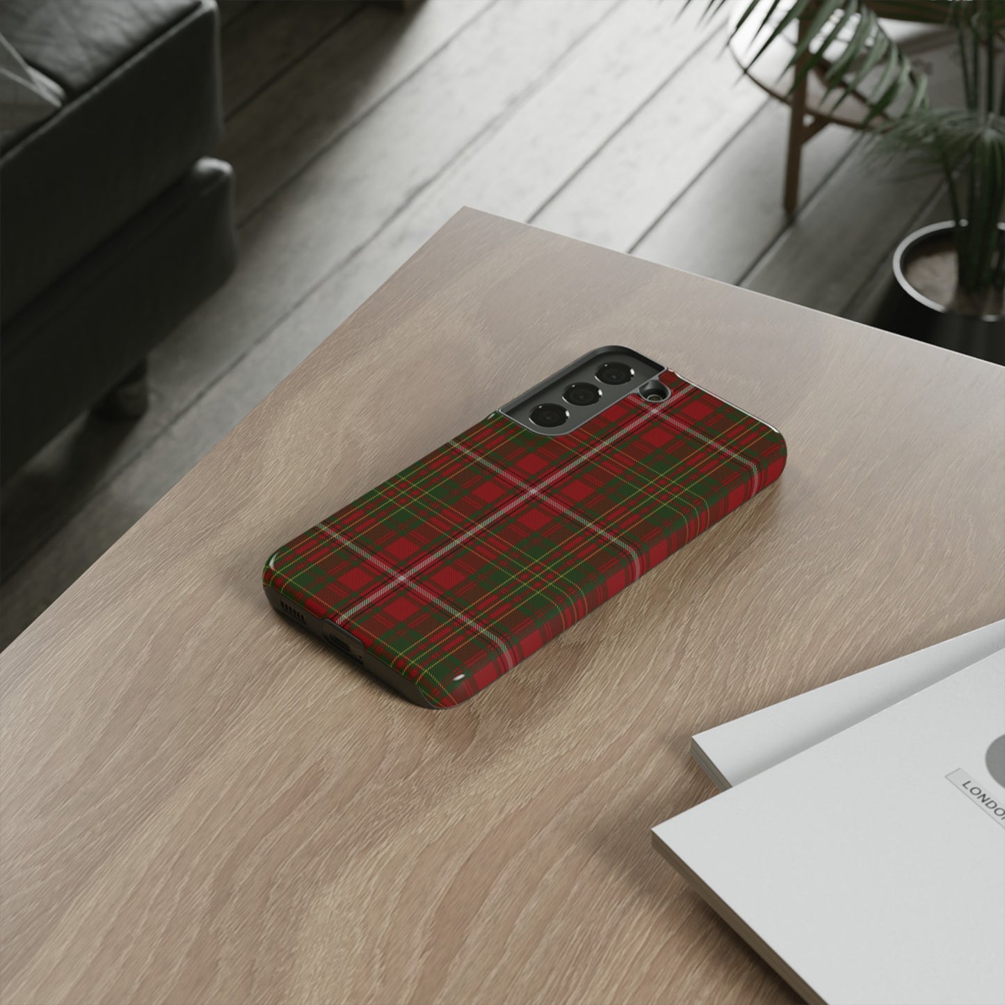 Scottish Tartan Phone Case - Hay, Various