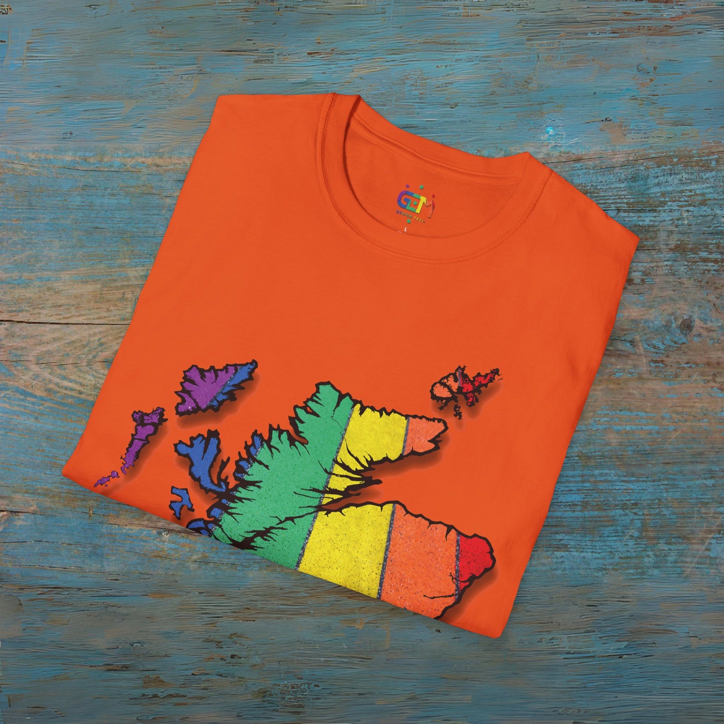 Pride Road Scotland Map Unisex T-Shirt, Various Colours