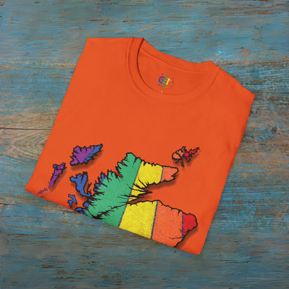 Pride Road Scotland Map Unisex T-Shirt, Various Colours