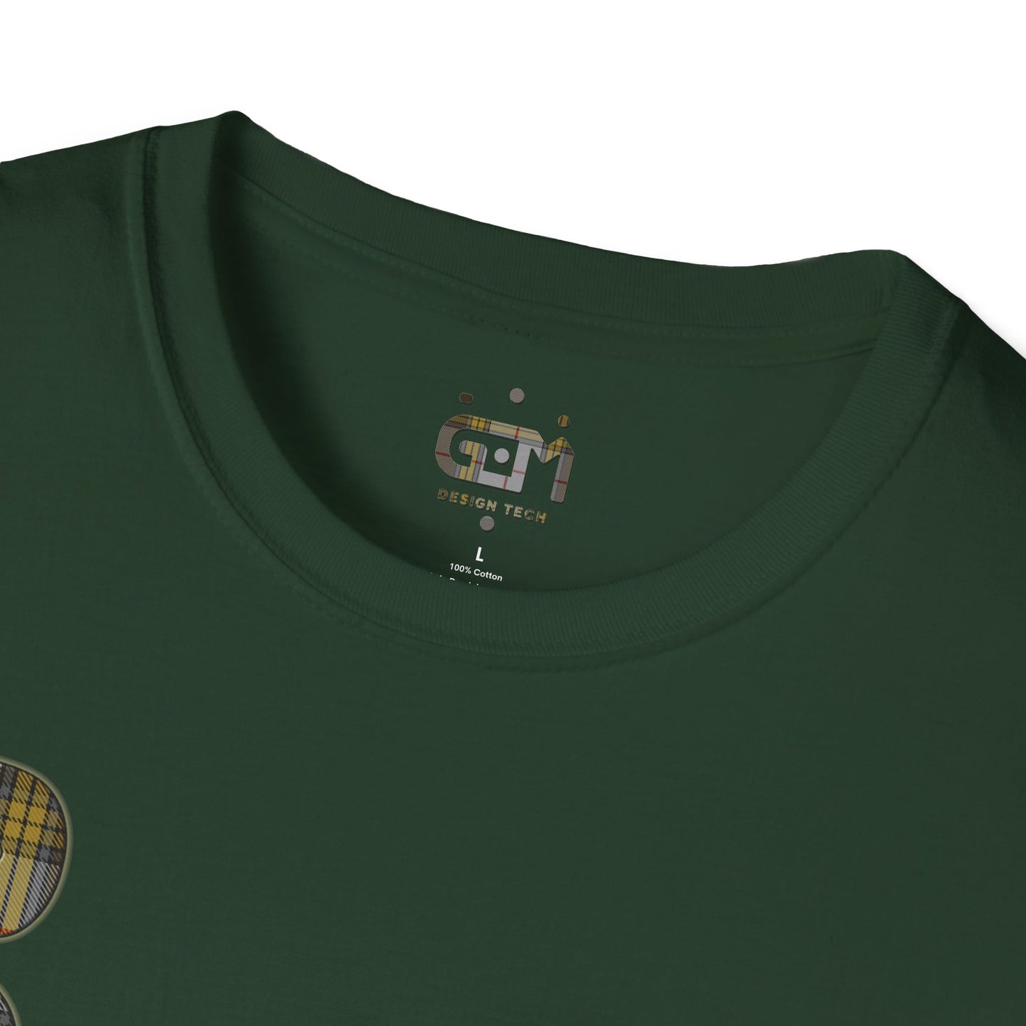 Scotland Lettering Buchanan Tartan Softstyle T-Shirt, Unisex Tee, Various Colours