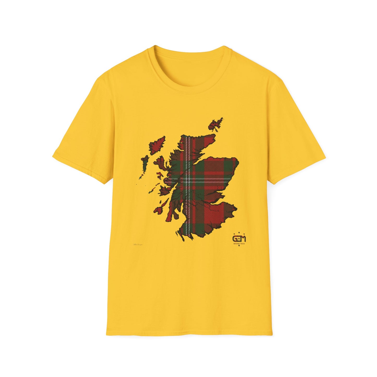 Tartan Ecosse Carte Softstyle T-Shirt Unisexe - MacGregor Tartan Tee