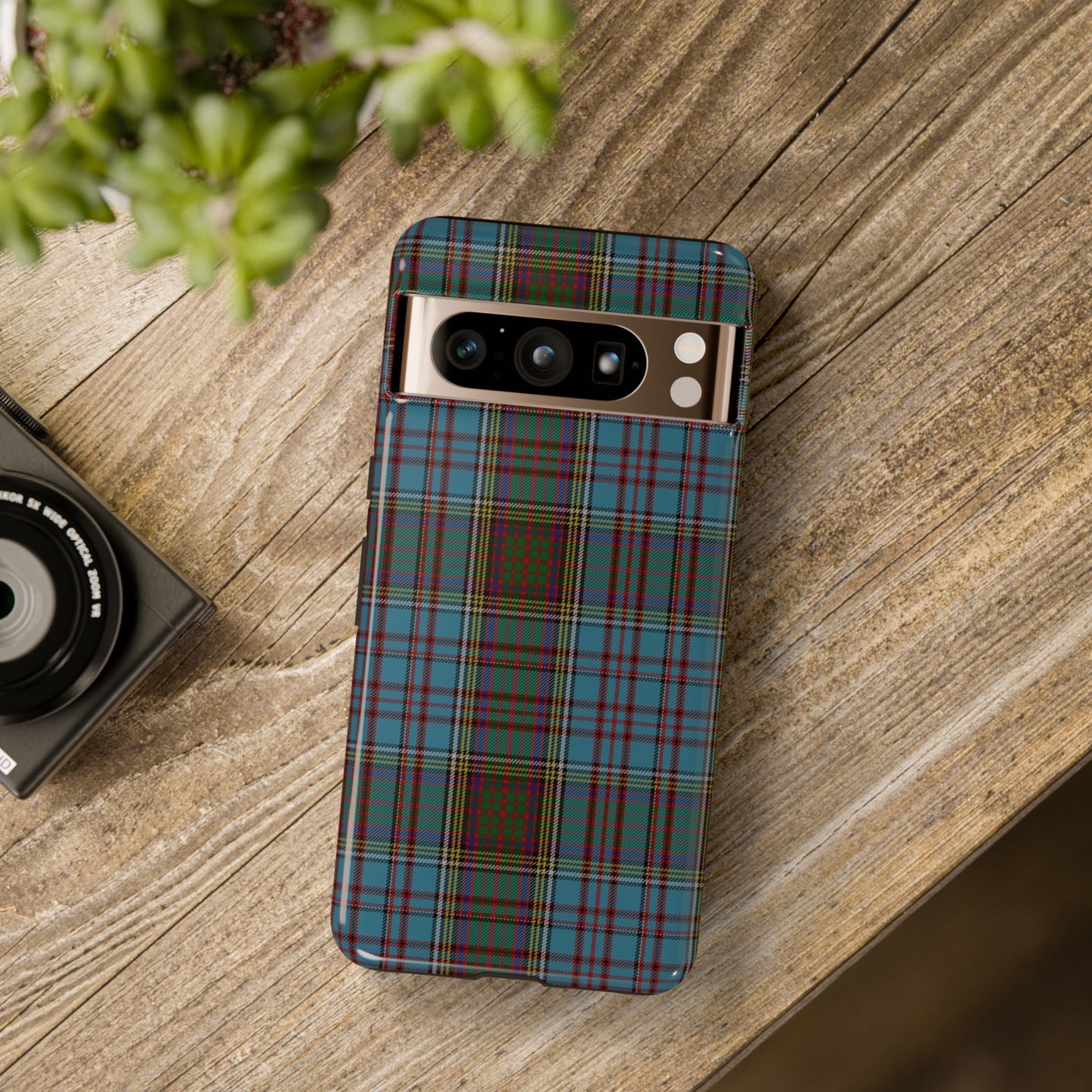 Étui de téléphone à motif tartan écossais - Anderson, Divers