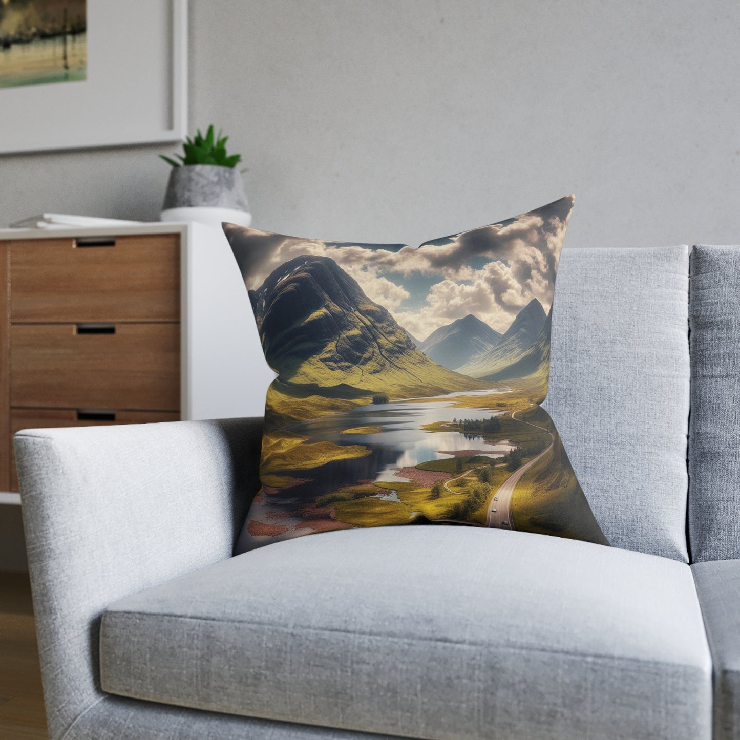 Glen Coe Square Cushion, Various Sizes