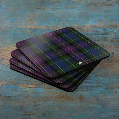 Scottish Tartan Cork Coaster Set (N-S)