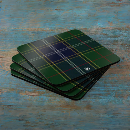 Scottish Tartan Cork Coaster Set (N-S)