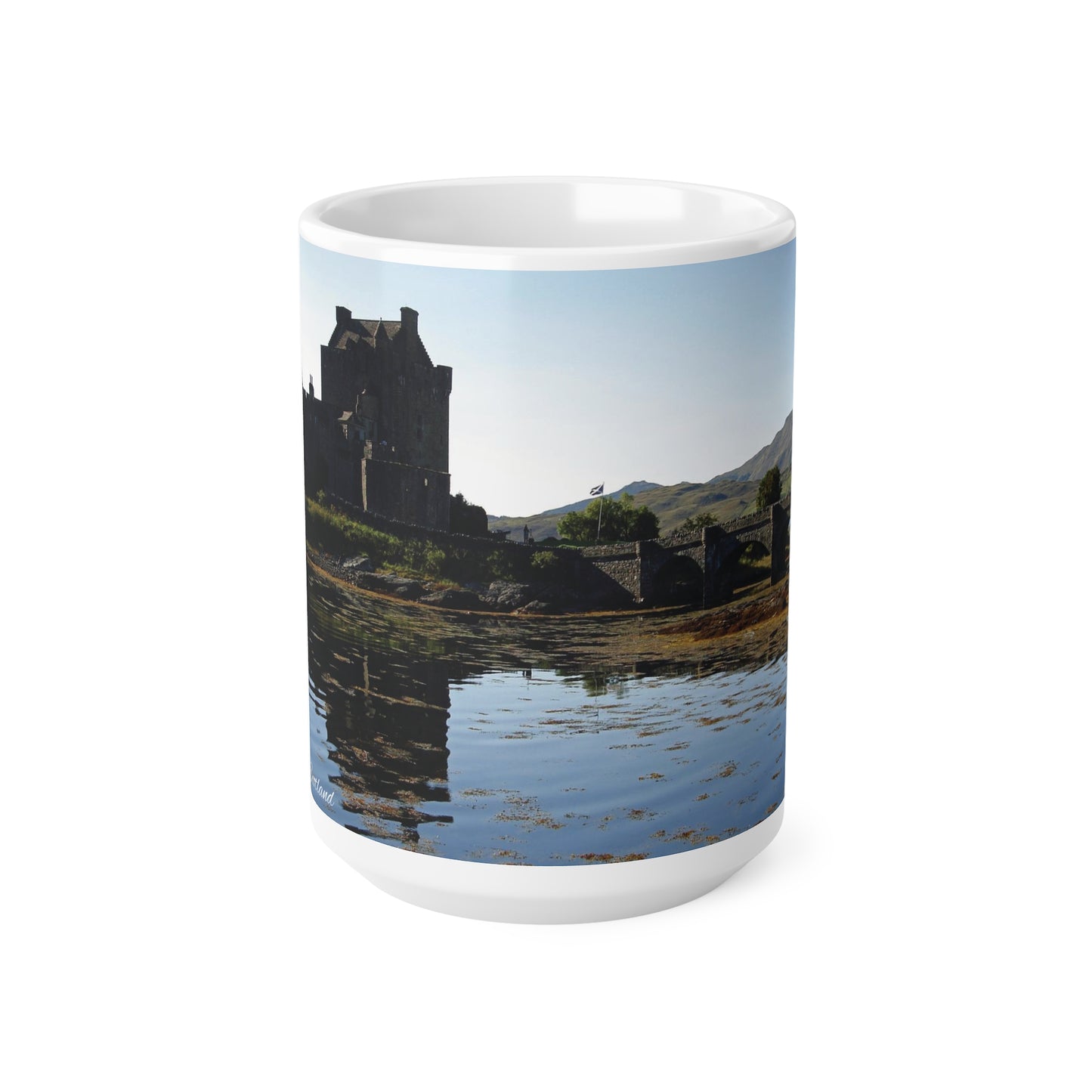 Eilean Donan Castle Photo Mug, Coffee Cup, Tea Cup, Scottish Art, Scottish Landmarks, Scottish Nature, White