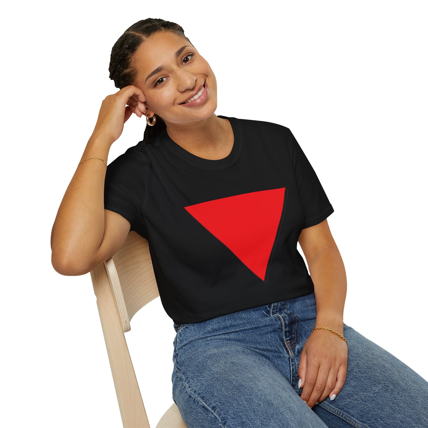 Red Triangle Softstyle Unisex T-Shirt, Various Colours