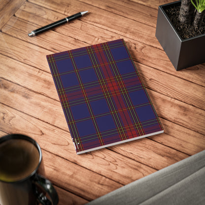 Scottish Tartan Softcover A5 Notebook - Leslie