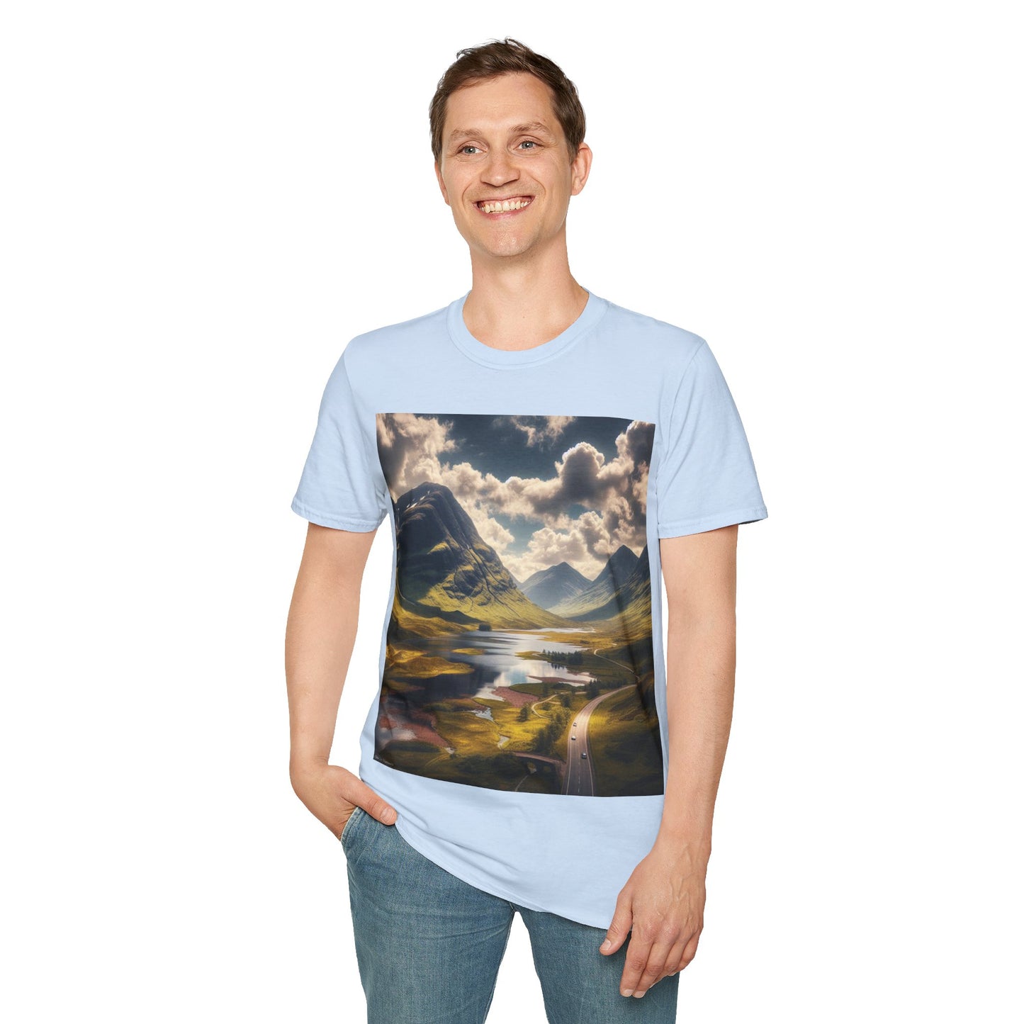 Glen Coe - Highlands Softstyle T-Shirt, Unisex Tee, Scottish Landmarks, Various Colours