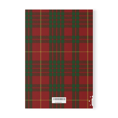 Scottish Tartan Softcover A5 Notebook - Cameron