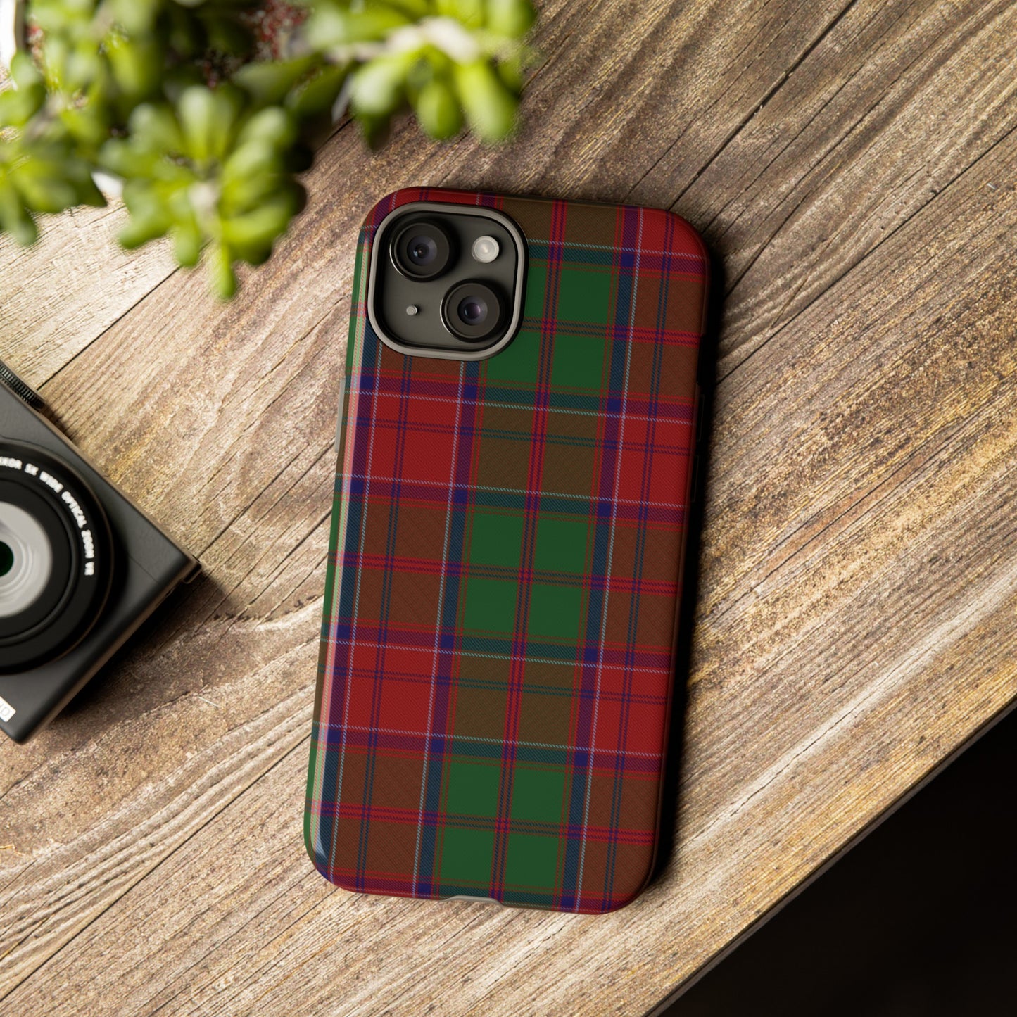 Étui de téléphone à motif tartan écossais - Grant, Divers