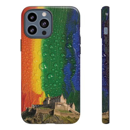 Edinburgh Castle Pride Phone Case - Rain, Various