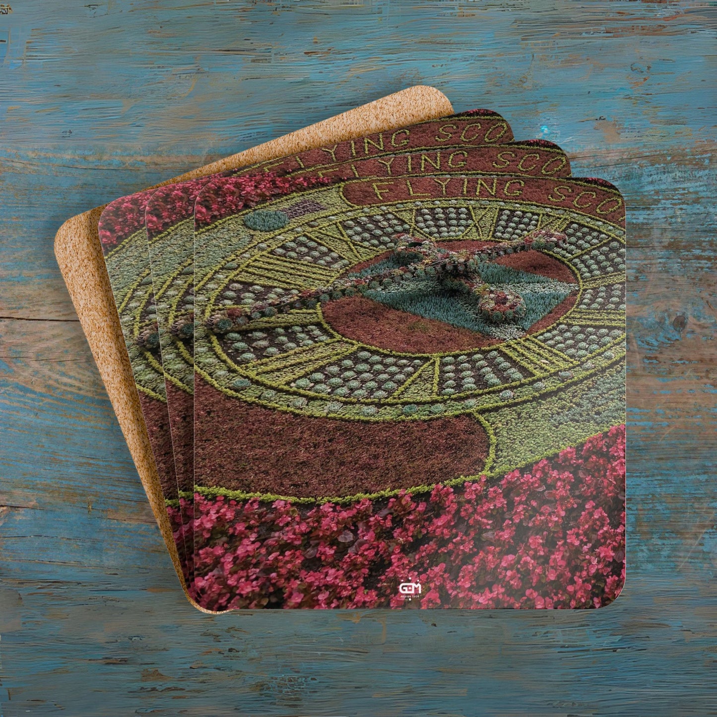 Scotland Up Close Cork Coaster Set - Various Scenes