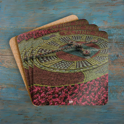 Scotland Up Close Cork Coaster Set - Various Scenes