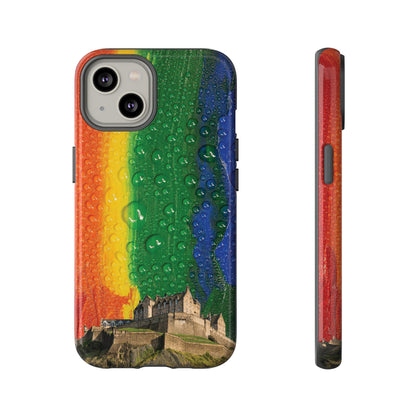 Edinburgh Castle Pride Phone Case - Rain, Various