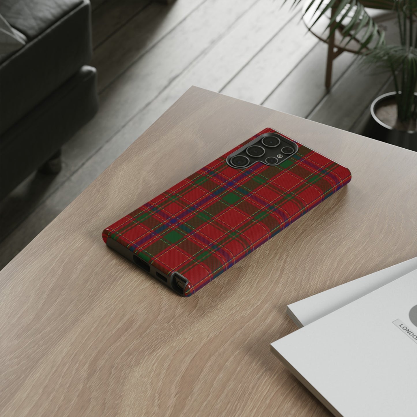 Étui de téléphone à motif tartan écossais - Munro, divers