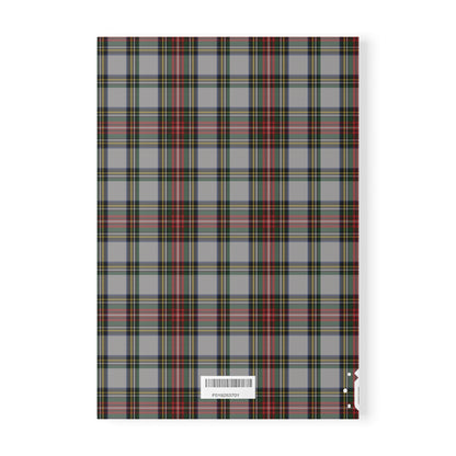 Scottish Tartan Softcover A5 Notebook - Stewart Dress