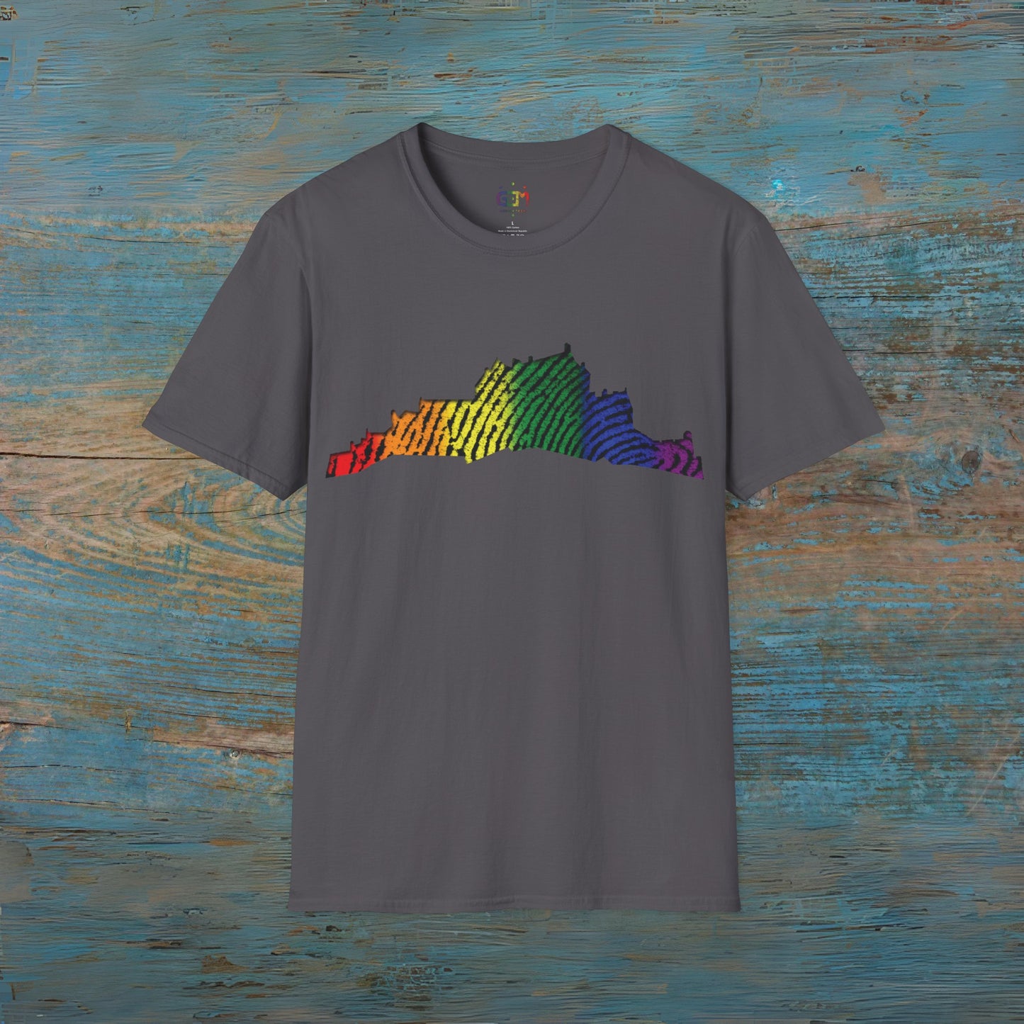 Edinburgh Castle Pride Fingerprint Art Unisex T-Shirt