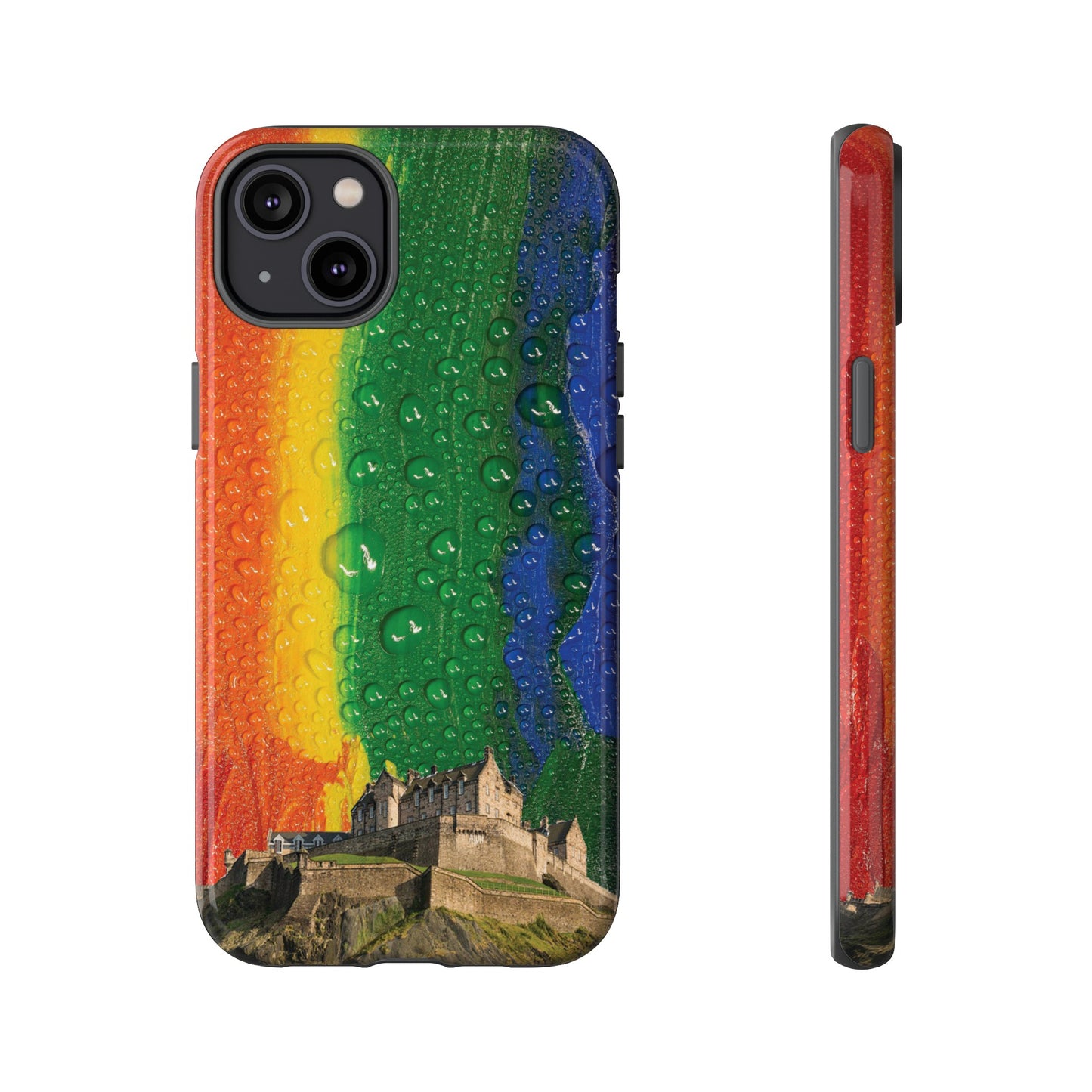 Edinburgh Castle Pride Phone Case - Rain, Various