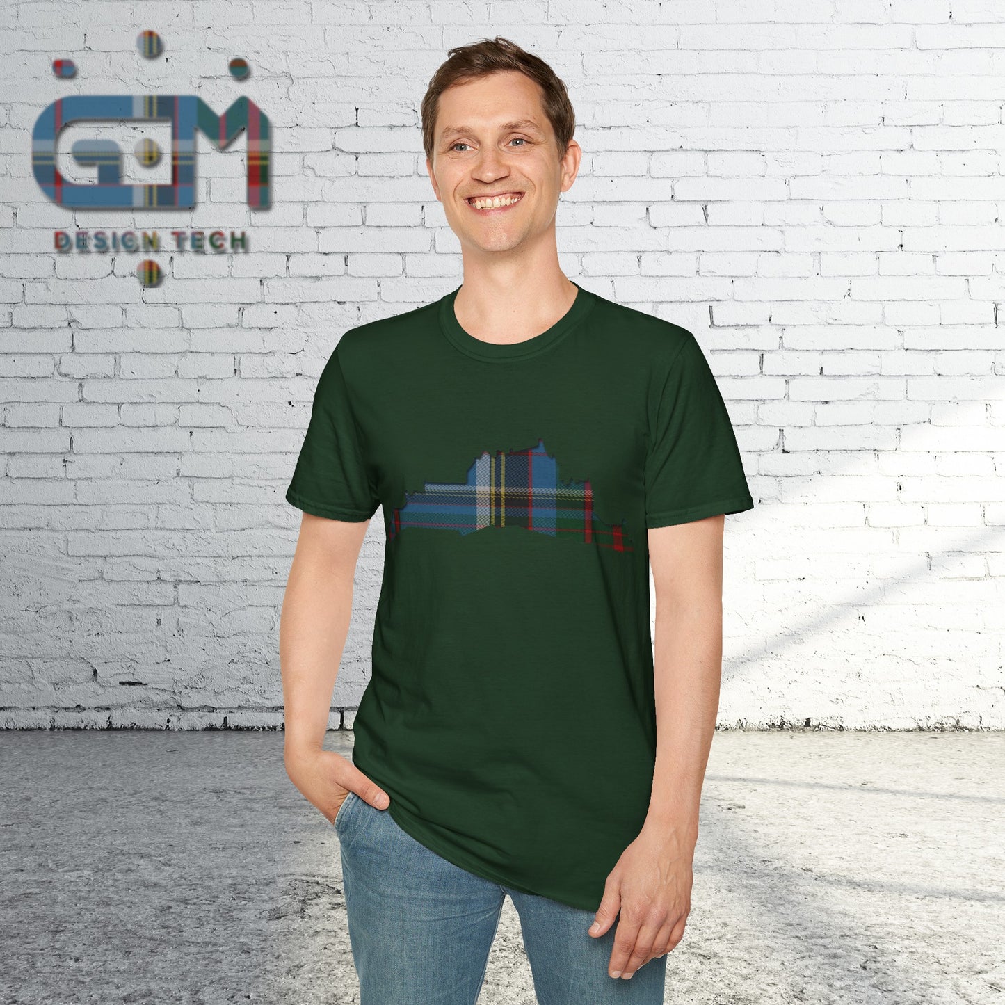 Tartan Edinburgh Castle - Anderson Old Unisex T-Shirt