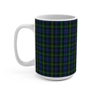 Scottish Tartan Mug 15oz, Gordon Tartan