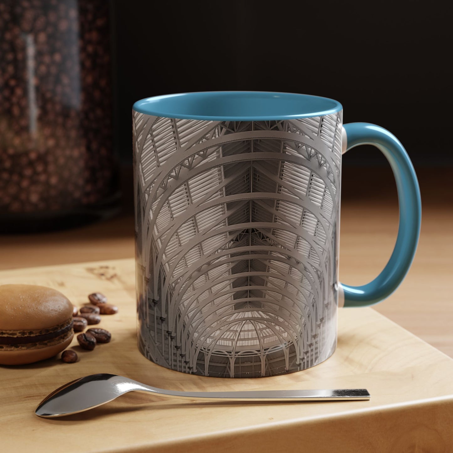 Tasses décoratives Écosse en gros plan - Scènes variées (bleu clair)