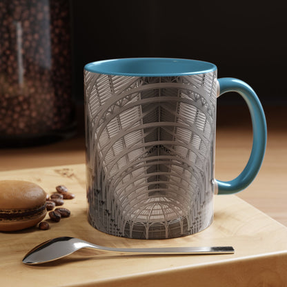 Tasses décoratives Écosse en gros plan - Scènes variées (bleu clair)