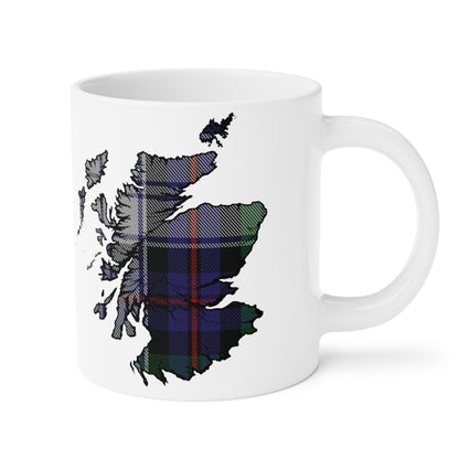 Tasse de carte de tartan d’Écosse – Tartan de robe Argyle, différentes tailles 