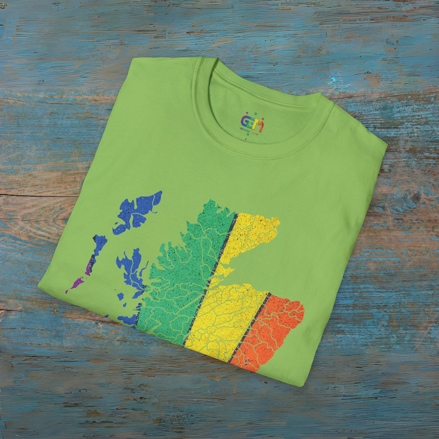 Scotland has PRiDE Road Clan Regions Map Unisex T-Shirt, Various Colours