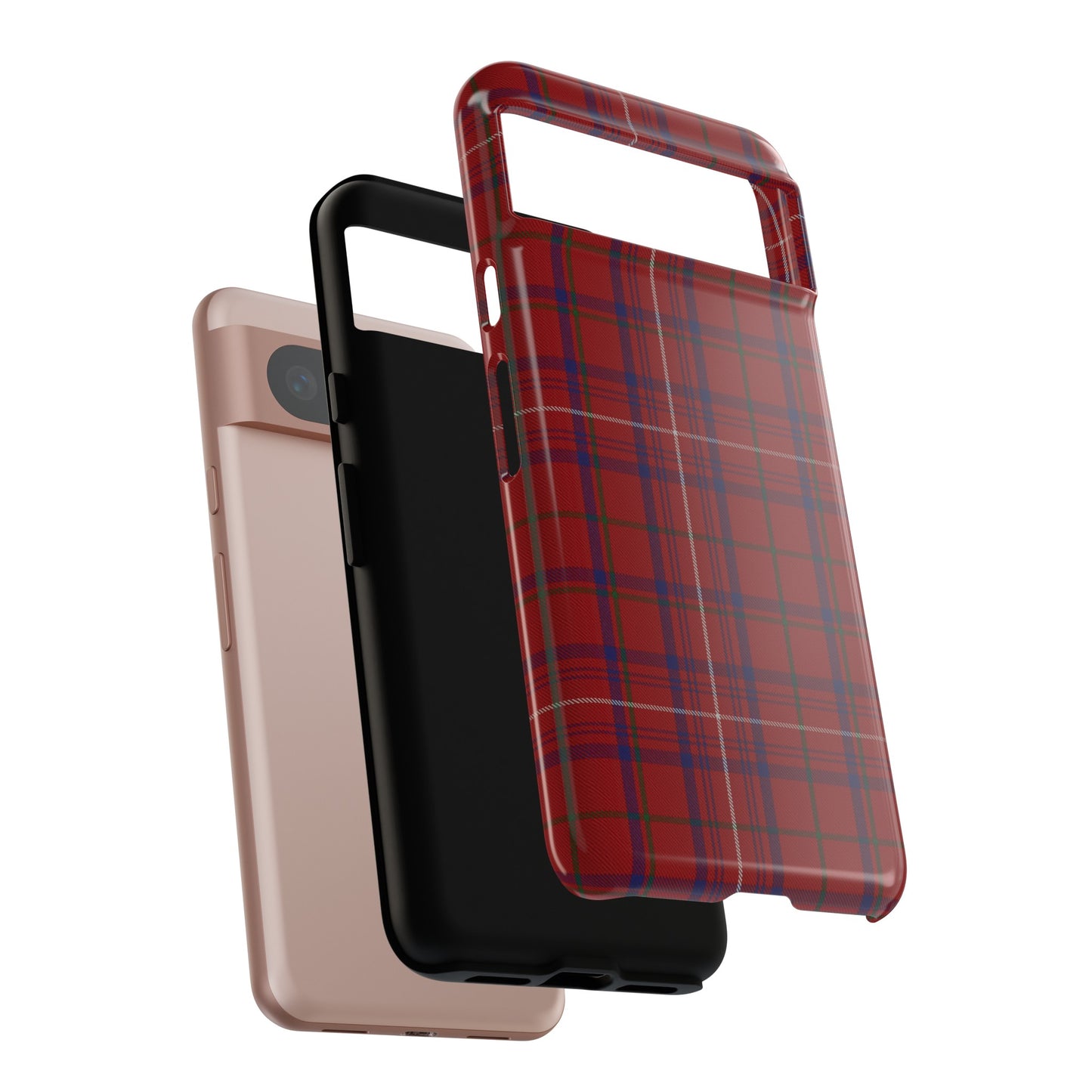 Scottish Tartan Phone Case - Rose, Various