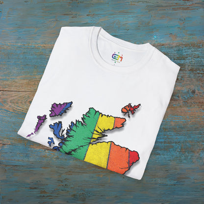 Scotland Is Proud Road Map Unisex T-Shirt, Various Colours