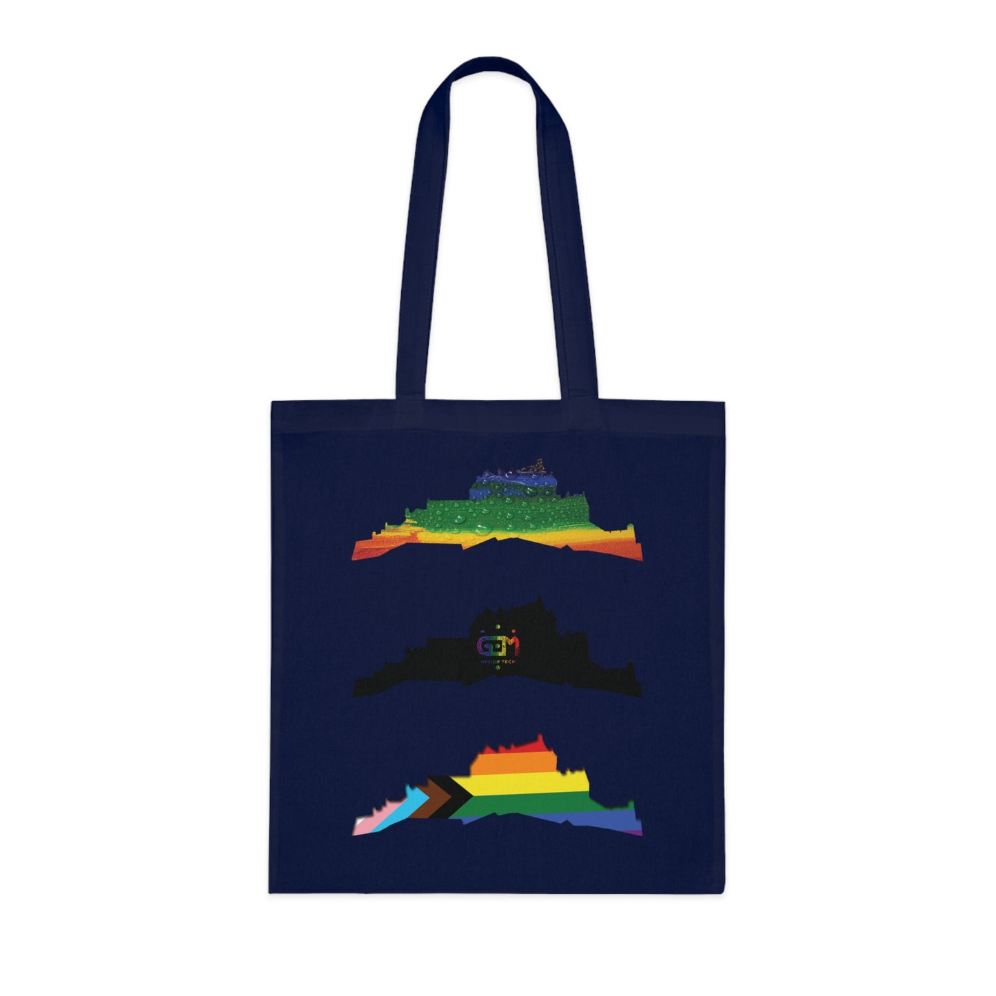 Pride Edinburgh Castles Cotton Tote Bag