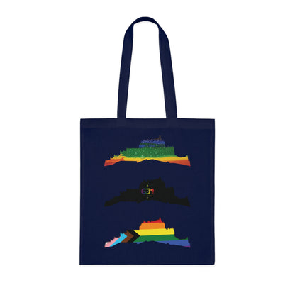 Pride Edinburgh Castles Cotton Tote Bag