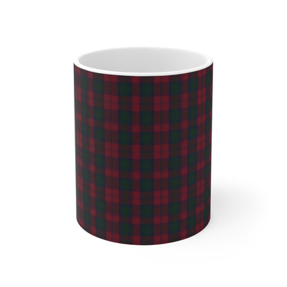 Tartan Mug - Lindsay Tartan, Scottish, Various Sizes