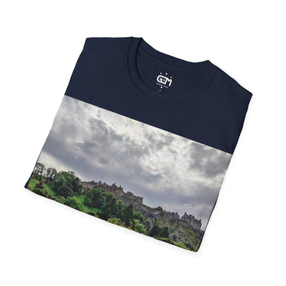 Princes Street Gardens & Edinburgh Castle Photo Softstyle T-Shirt, Unisex Tee, Various Colours