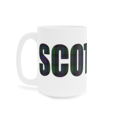 Scotland Tartan Mug - Argyle Tartan, Various Sizes