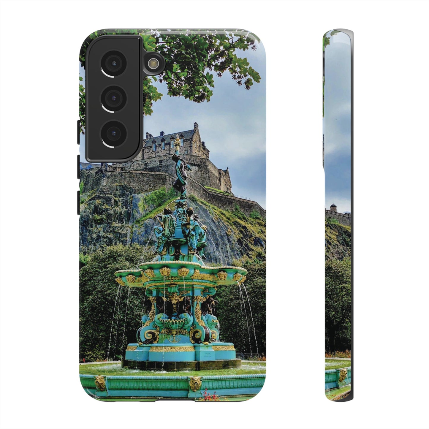 Ross Fountain & Edinburgh Castle Photo Phone Case, Scotland, Various